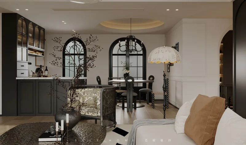 French character, timeless warmth · Design rendering 3